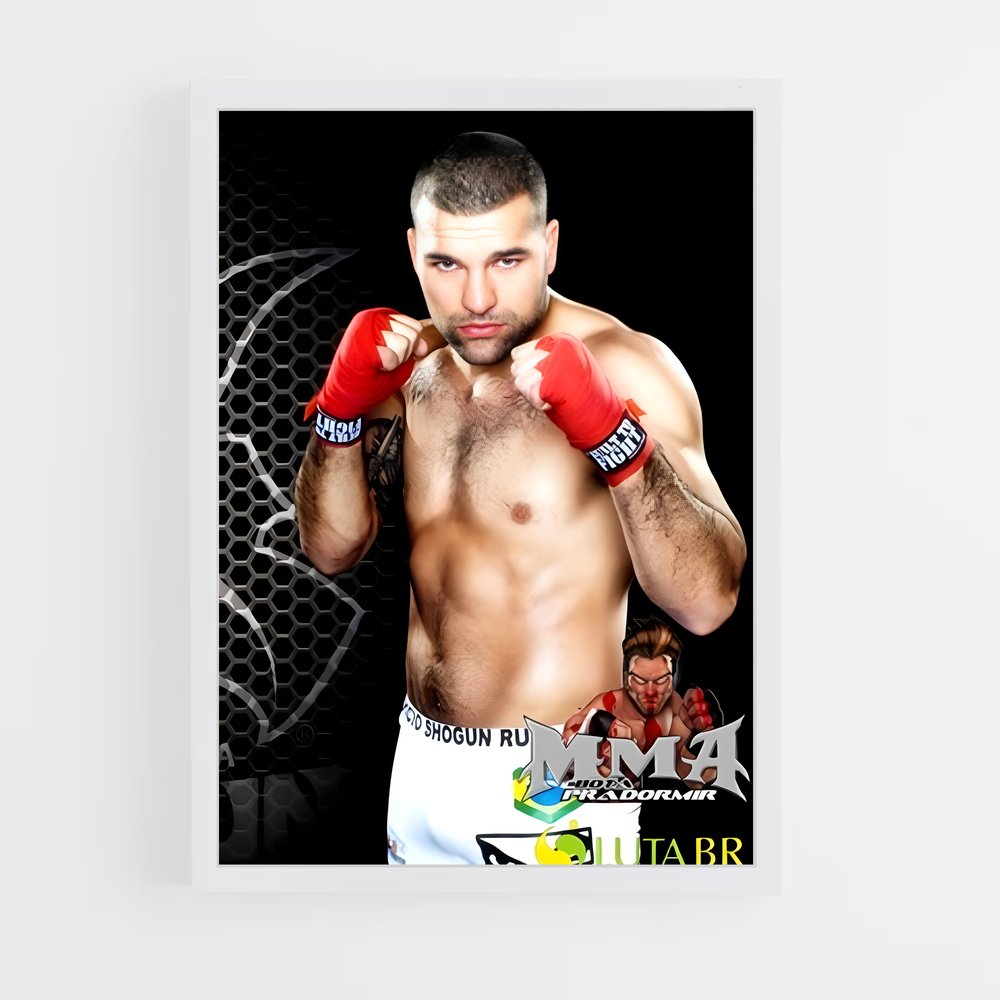 Poster Champion de Combat – affiche MMA (vue 3)